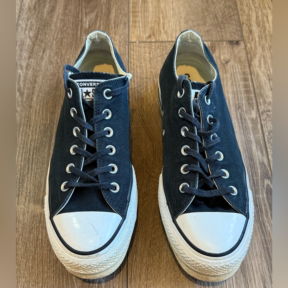 Converse All Star Lifted Platform Shoes - Size 10 (navy blue)